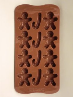 画像1: レジン用シリコン型　ジンジャーマン