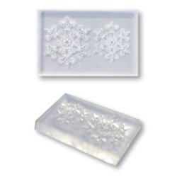 画像1: 【クリスマスに！】クリアモールド　雪の結晶　ゴシック