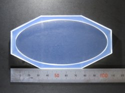 画像1: シリコン製立体型抜き　楕円プレートI