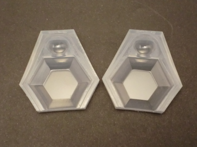 画像1: シリコン製ソフトモールド　立体香水ボトル（六角）