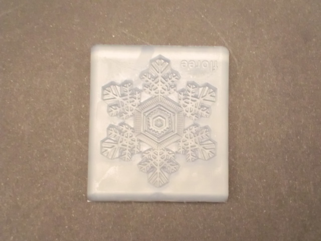 画像1: 【クリスマスに！】シリコンモールド　雪の結晶プレートLL