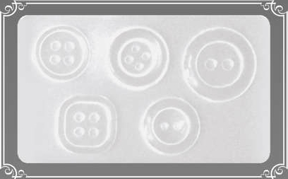 画像1: エルベール　シリコンモールド小　ボタン（小）