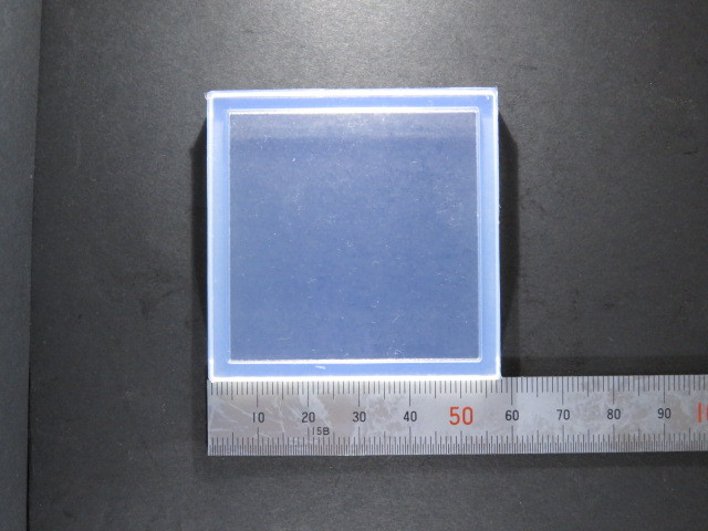 画像1: シリコン製立体型抜き　四角プレートD