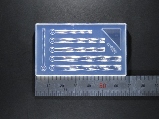 画像: シリコン型型抜き　スティックシリーズ　ラインスパイラル