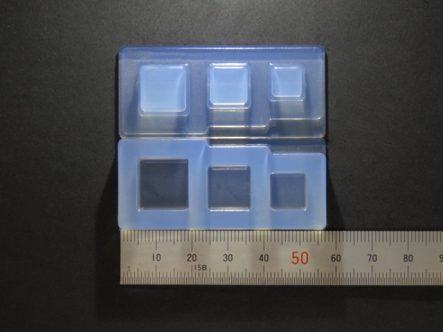 画像1: シリコン製型抜き　ボックス型（小）