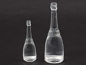 画像: クレイジュエリー型抜き　シャンパンボトル立体型2サイズ